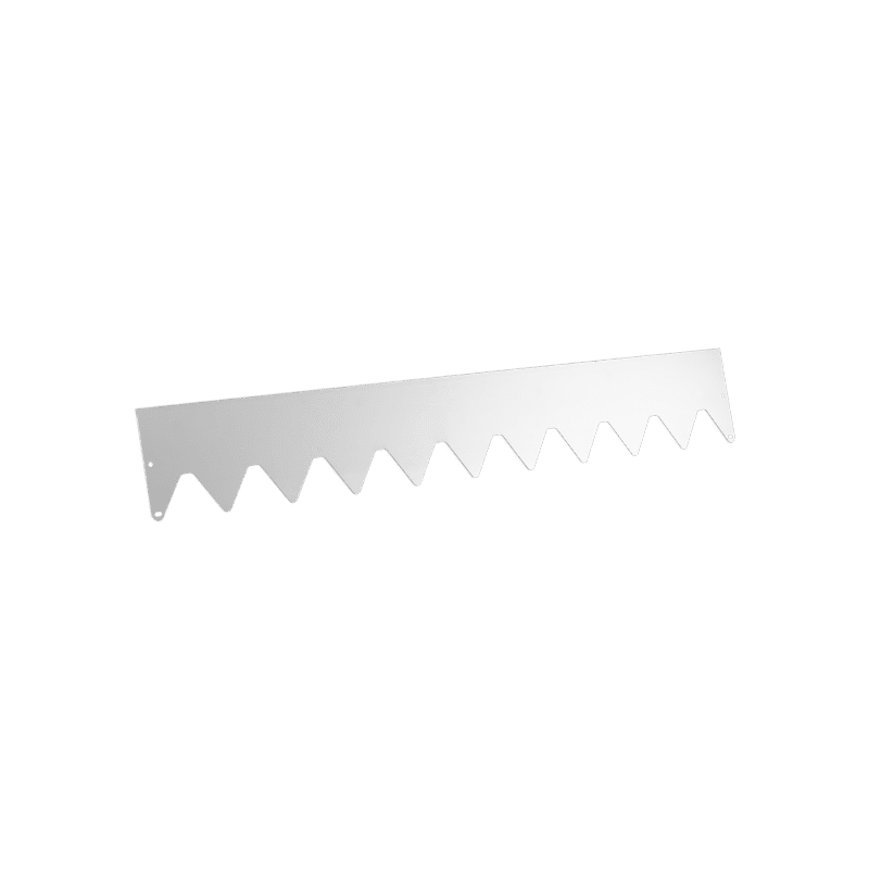 Rabattkant i aluminium Höjd 100mm