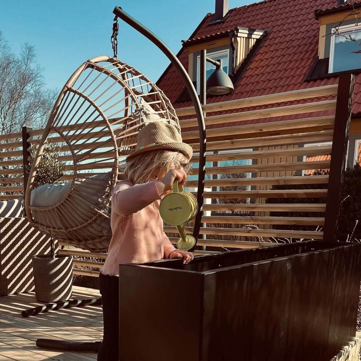 Blomlådor / Planteringskärl - Svart - Bild 6