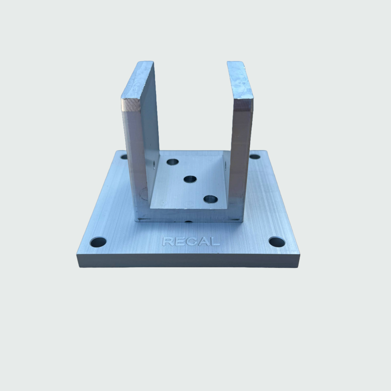 Stolpfot till Staketstolpe - Platta 120x120mm