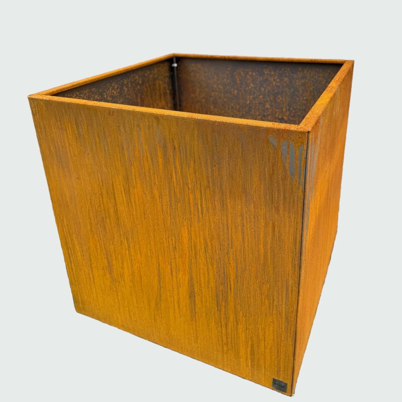 Planteringskärl- Corten 80x80x80