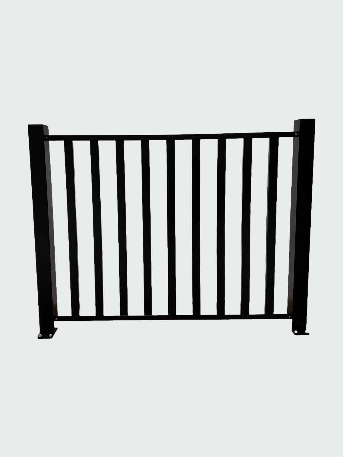 Lagan Balkongräcke-Staketsektion aluminium