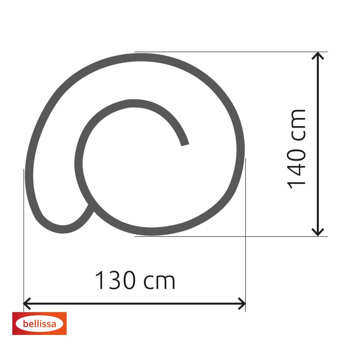 Planteringskärl- Spiral Corten 130x140x80cm - Bild 6