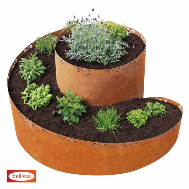 Planteringskärl- Spiral Corten 130x140x80cm