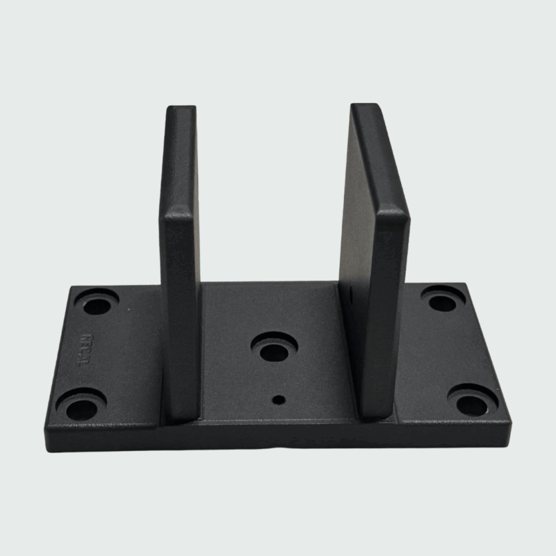 Stolpfot till Staketstolpe - Antracitgrå