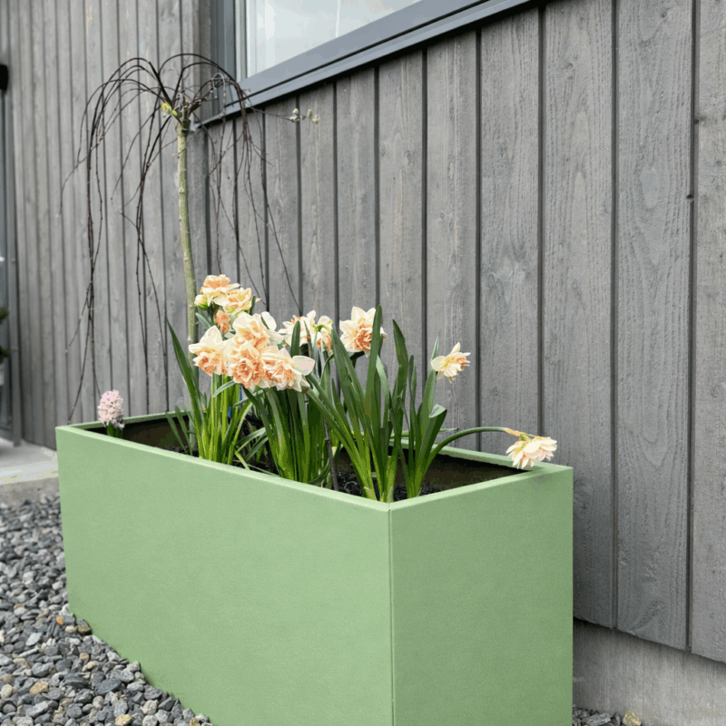 Blomlåda / Planteringskärl 120x40x50 Vårgrön Ral 6021